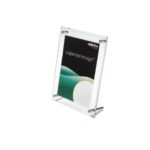 Portastampati deflecto® 8,5''x11" in polimetilmetacrilato con bordi sagomati