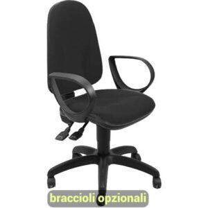 Sedia operativa girevole Unisit Team TMSY Eco smart - schiuma sagomata -