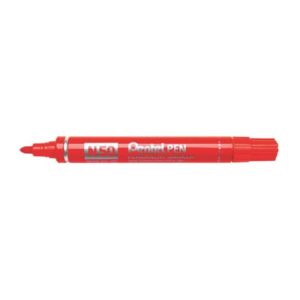 Marcatore professionale permanente Pentel N50 punta conica 4,3 mm rosso