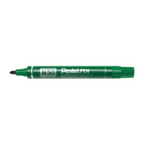 Marcatore professionale permanente Pentel N50 punta conica 4,3 mm verde
