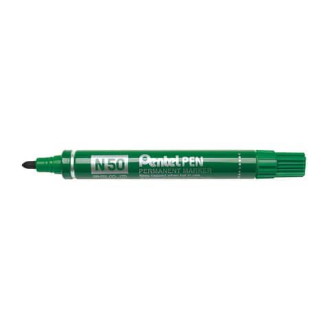 Pentel N50 professional permanent marker with conical tip 4.3 mm green