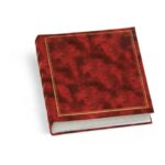 Album portafoto Lebez 40 fogli con velina f.to 25x30 cm rosso