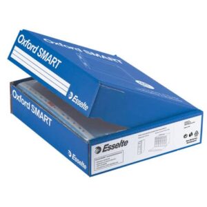 Scatola contenitore con 400 buste Esselte Office Antiriflesso PP 22x30 cm