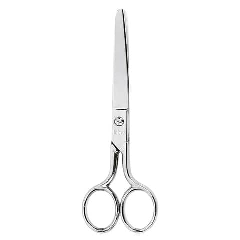 Forbici Lebez punta tonda acciaio grigio 15 cm