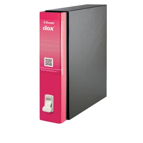 DOX2 Protocol lever-arch files 28,5x35 cm - spine 8 cm fuchsia