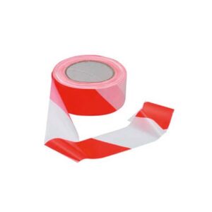 Nastro delimitatore Viso 50 mm x 100 m bianco/rosso