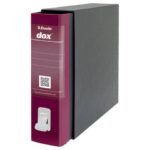 DOX2 Protocol lever-arch files 28,5x35 cm - spine 8 cm burgundy