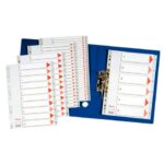Divisori per rubrica Esselte A4 PPL numerica 1-6