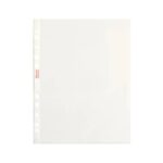 Buste a perforazione universale Esselte Deluxe - PP lucido 22x30 cm - finitura