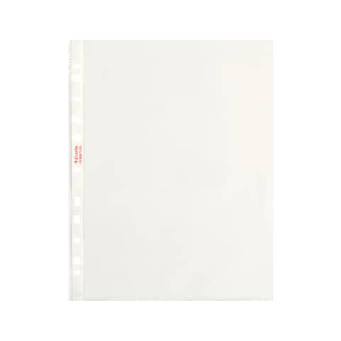 Buste a perforazione universale Esselte Deluxe - PP lucido 22x30 cm - finitura