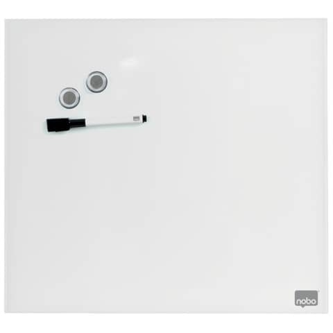 Nobo Diamond erasable magnetic glass whiteboard 30x30 cm