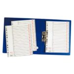 Dividers for Esselte alphabetical address book A-Z A4