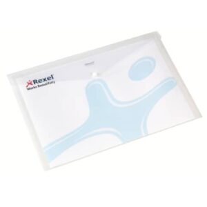Buste trasparenti con bottone Rexel Ice 32,3x45,8 cm A3