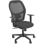 Swivel Task Chair Unisit Hubble HUHUVEM Mesh Backrest - Upholstery