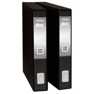 Registratore a leva DOX5 Protocollo 28,5x35 cm - dorso 5 cm nero