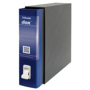 Registratore a leva DOX2 Protocollo 28,5x35 cm - dorso 8 cm blu