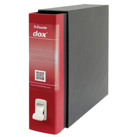 Registratore a leva DOX2 Protocollo 28,5x35 cm - dorso 8 cm rosso