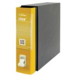 Lever-archival recorder DOX2 Protocol 28,5x35 cm - spine 8 cm yellow