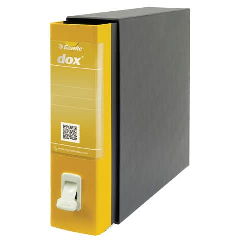 Lever-archival recorder DOX2 Protocol 28,5x35 cm - spine 8 cm yellow