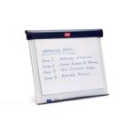 Portablocco a cavalletto Nobo Barracuda da scrivania 75x65,5 cm - blu