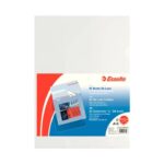 Buste a L non perforate Esselte DE LUXE PP lucido trasparente 22x30 cm liscia