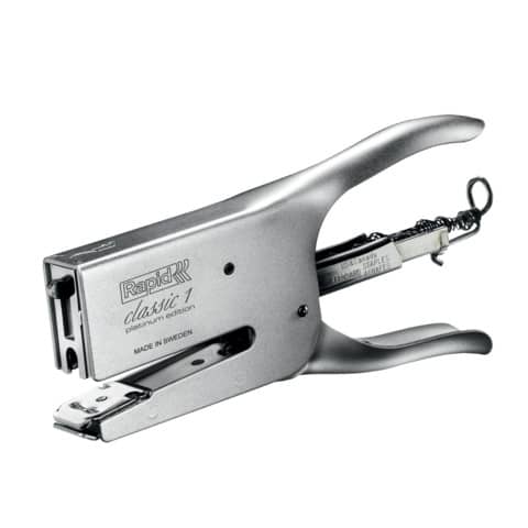 Rapid K1 Classic 50-sheet plier stapler - Platinum Edition platinum