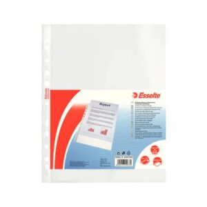Buste a perforazione universale goffrate Esselte DELUXE PP antiriflesso