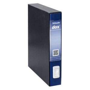 Registratore a leva DOX4 Commerciale 28,5x31,5 cm - dorso 5 cm blu -