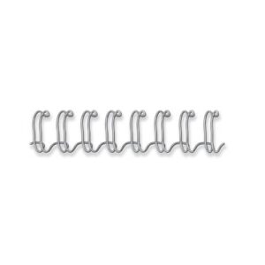 Dorsi metallici FELLOWES argento 10 mm - - capacità 61-80 fogli