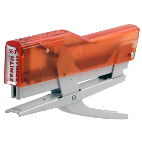 Cucitrice a pinza ZENITH 590 Fun Rosso Trasparente/Bianco