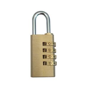 Lucchetto a combinazione di 4 cifre Viso 12,5x28x50 mm acciaio/ottone