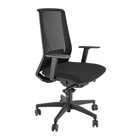 Semi-directional swivel chair Unisit Light LLN translating seat upholstery