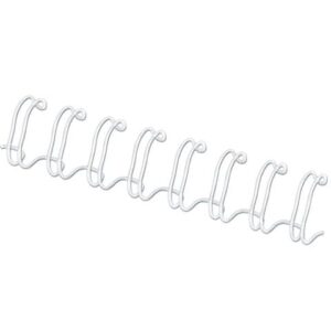 Dorsi metallici FELLOWES bianco 10 mm - - capacità 61-80 fogli