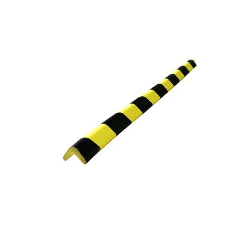 Protezione segnaletica in gomma Viso 3X3x75 cm nero/giallo