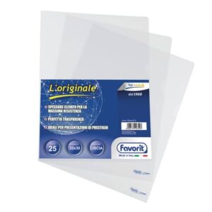 Buste trasp. a L FAVORIT L'Originale liscia top 22x30 cm