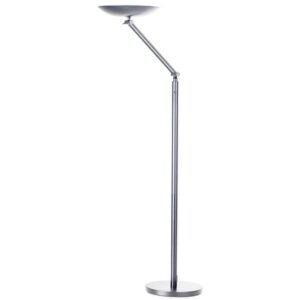 Lampada a terra a led UNILUX Varialux articolata grigio metallizzato
