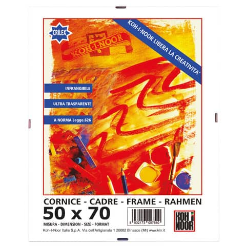 Cornice a vista in crilex KOH-I-NOOR 50x70 cm