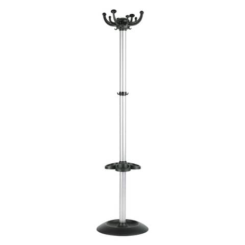 Appendiabiti da terra Unisit Jolly con portaombrelli h. 176 cm - 8 ganci