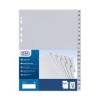 Divisore alfabetico Favorit 20 tacche A-Z - 22x30 cm grigio