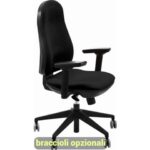 Unisit Ariel AIER Eco smart swivel task chair with fire-retardant coating -