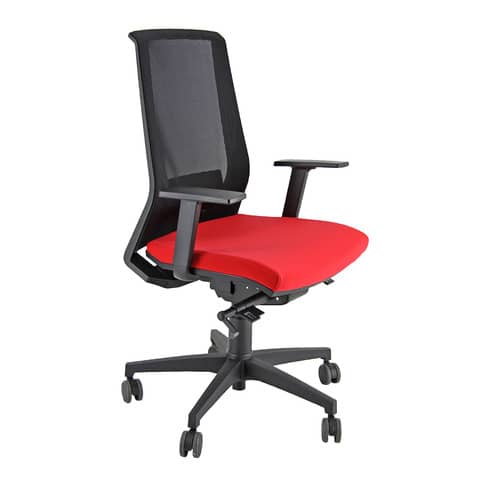 Semi-directional swivel chair Unisit Light LLN translating seat upholstery