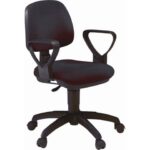 Unisit Atlas A41B Eco smart black swivel task chair