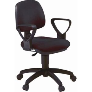 Unisit Atlas A41B Eco smart black swivel task chair