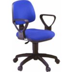 Unisit Atlas A41B Eco smart blue swivel task chair