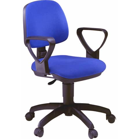 Unisit Atlas A41B Eco smart blue swivel task chair
