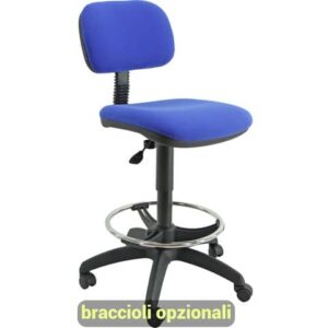 Sgabello tecnico Unisit Esos EOE5S seduta alta - poggiapiedi telescopico -