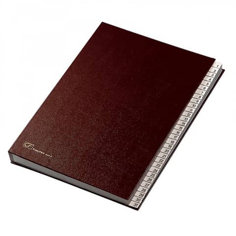 Classificatore numerico 1-31 FRASCHINI 24x34 cm in dermoide con dorso