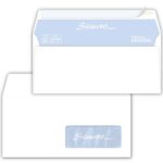 Buste con finestra Pigna Envelopes Silver90 Laser patella chiusa 110x230 mm