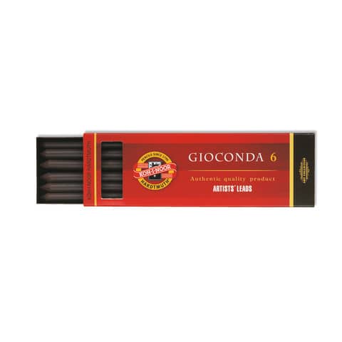 Astuccio 6 mine 2B per portamine KOH-I-NOOR 5,6 mm -