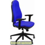 Unisit Ariel AIER Eco smart swivel task chair with fire-retardant coating -